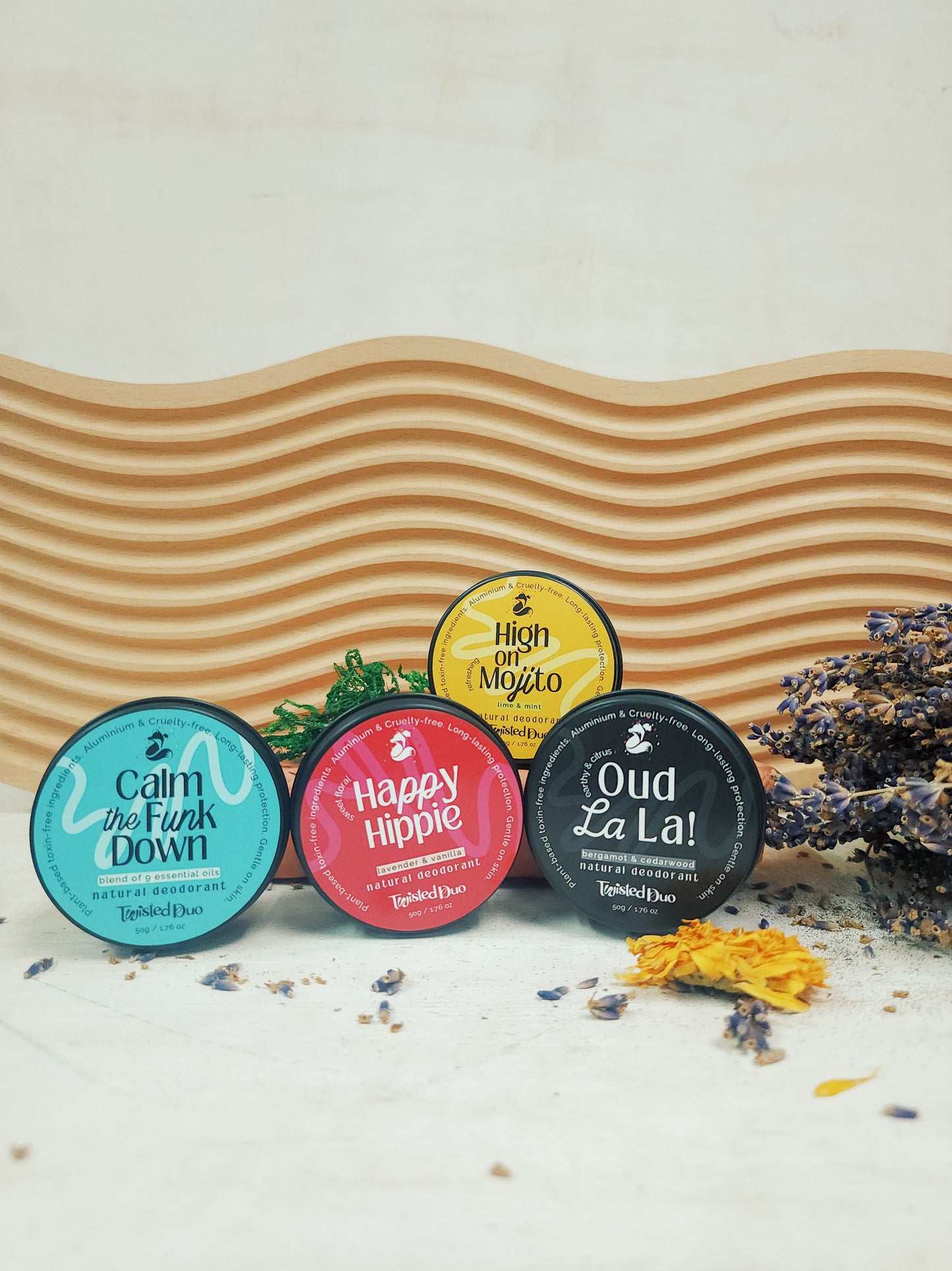 Set of 3 natural deodorant - Choose your scent