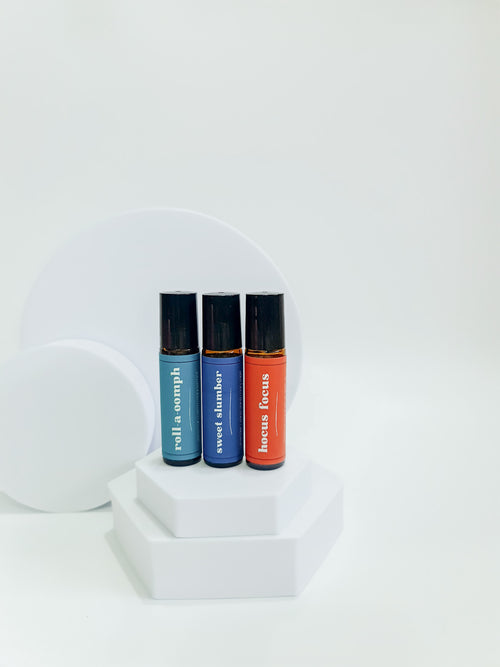 Essential Oil Rollers Starter Pack - Set of 3
