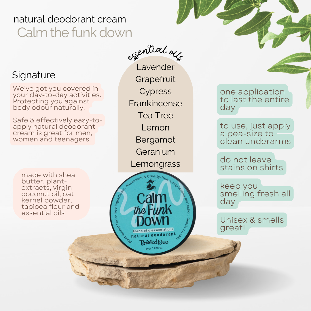 The Self-Care Ritual : Deodorant and Roller Blend set