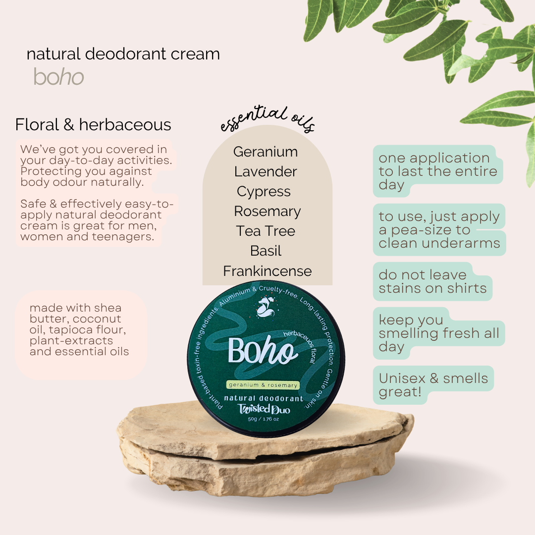 The Ultimate Self-Care Set | 3 Natural Deodorant + 3 Aromatherapy Roller | Best Value