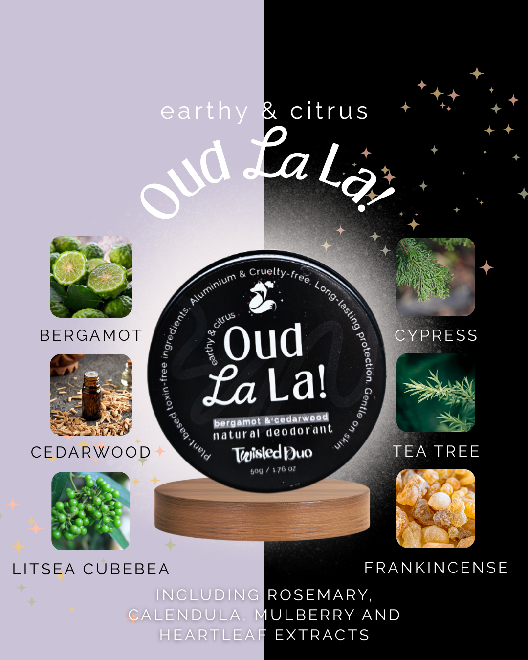 Oud La La! | Cedarwood & Bergamot | Earthy & Citrus