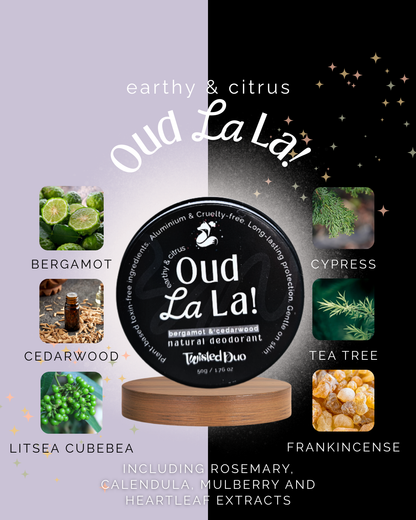 Oud La La! | Cedarwood & Bergamot | Earthy & Citrus