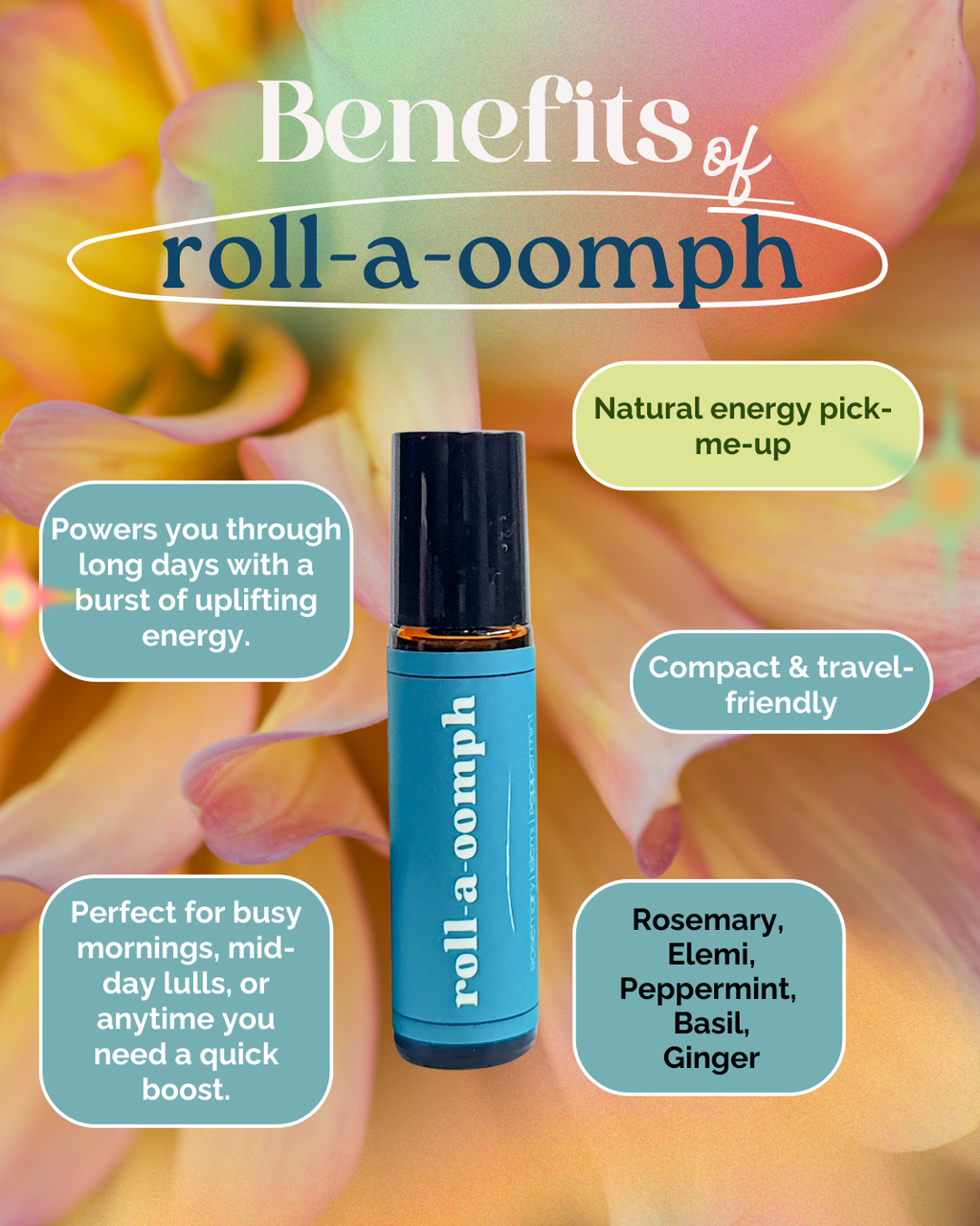 Power Flow (Energy): Aromatherapy Roller Blend