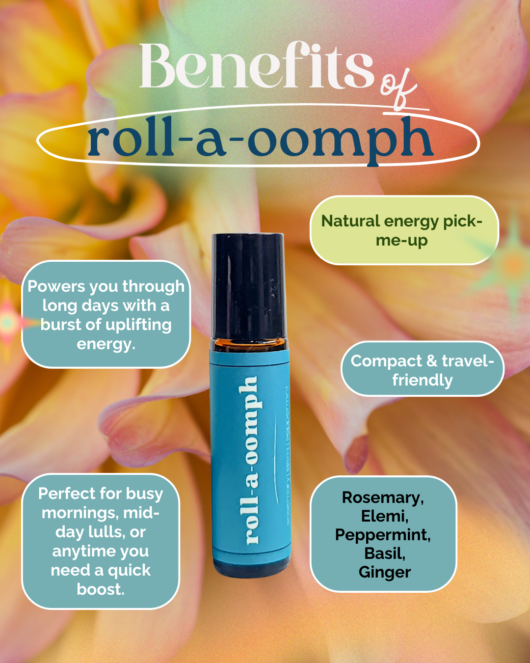 Power Flow (Energy): Aromatherapy Roller Blend