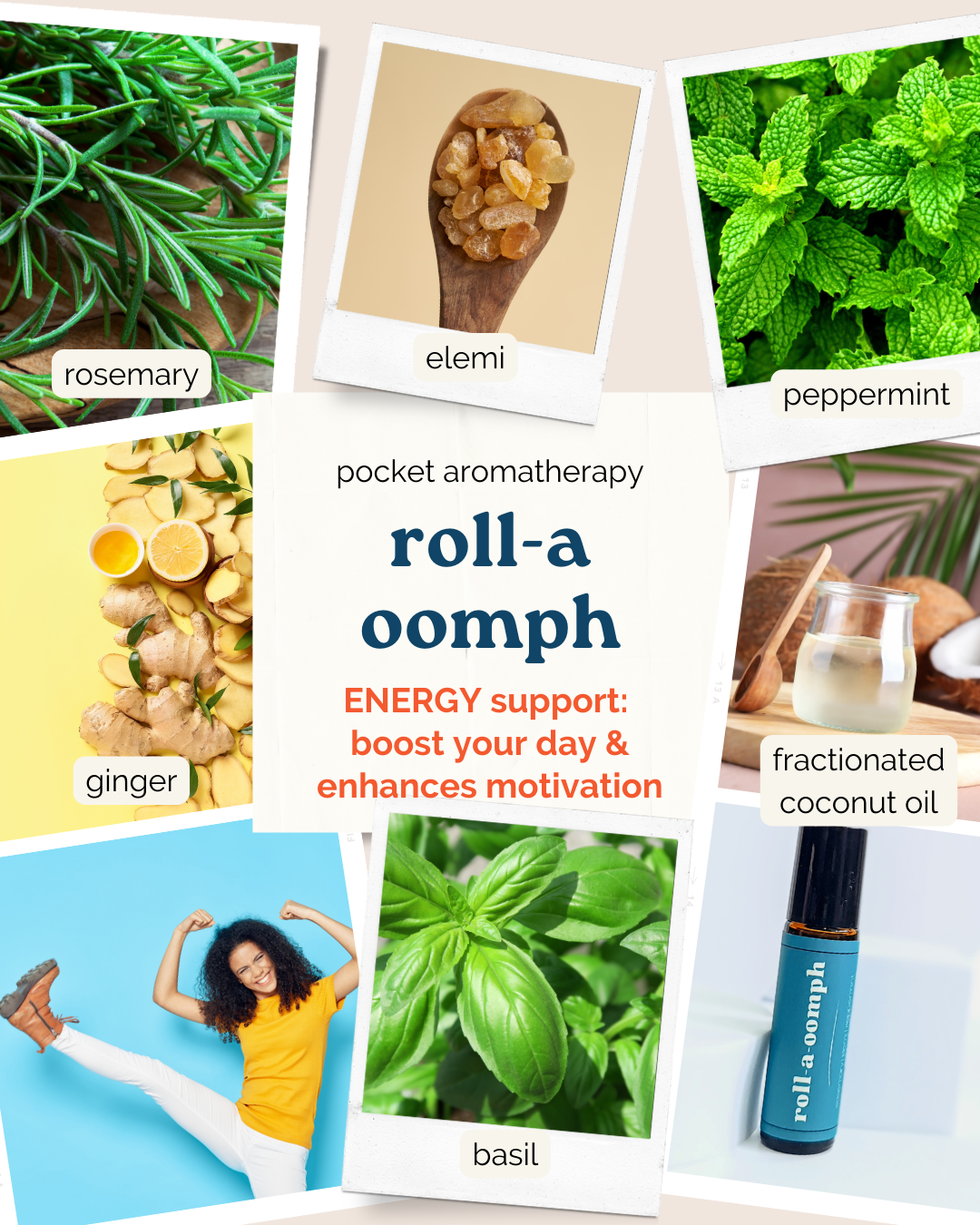 Power Flow (Energy): Aromatherapy Roller Blend