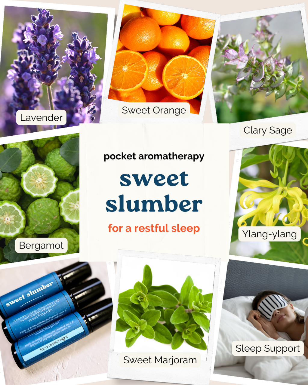 blend of essential oils for sweet slumber