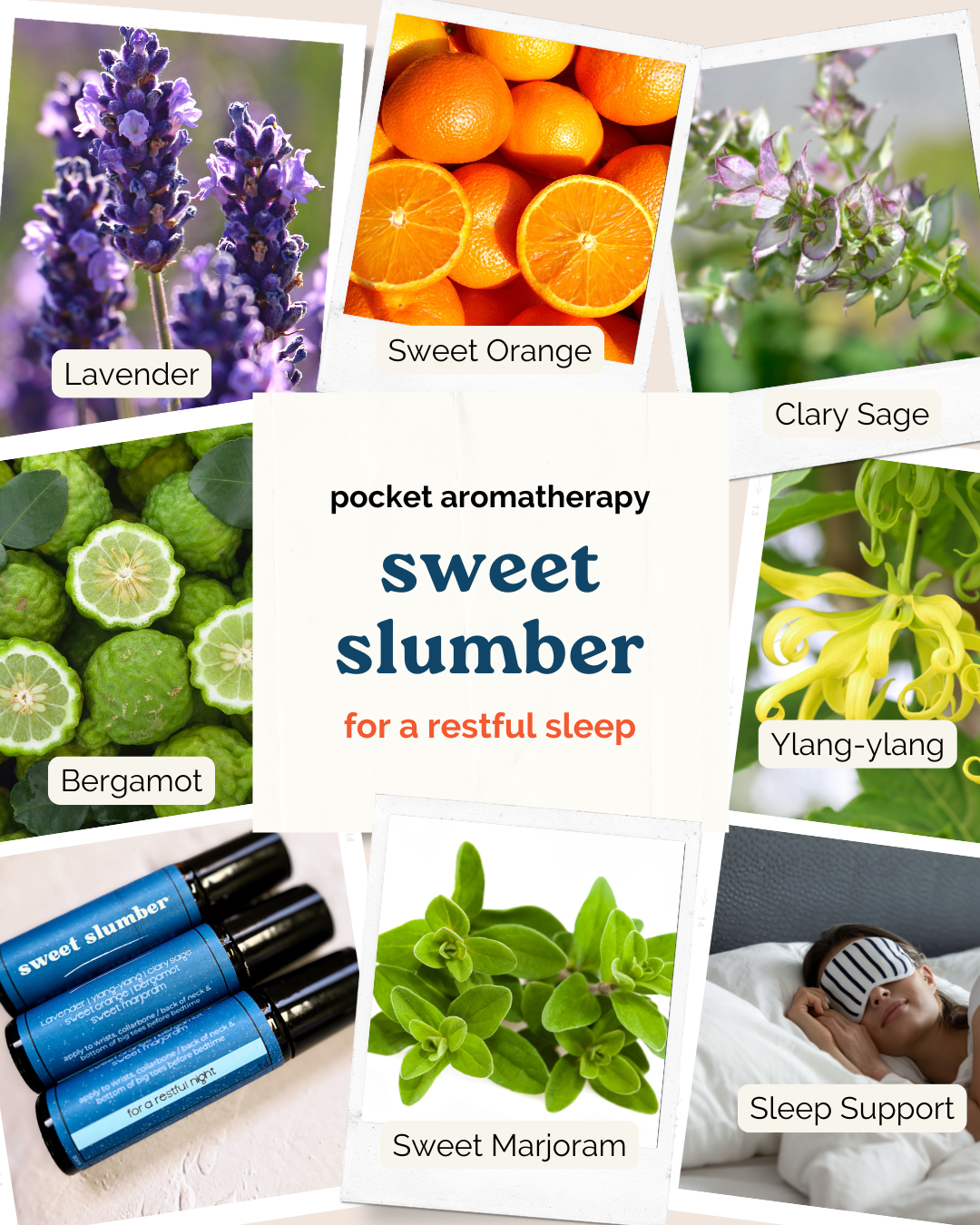 blend of essential oils for sweet slumber