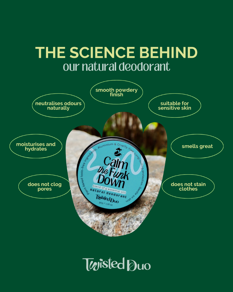 image of 'The Science of natural deodorant' and benefits of natural deodorant