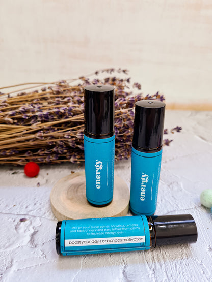 Oomph (Energy): Aromatherapy Roller Blend